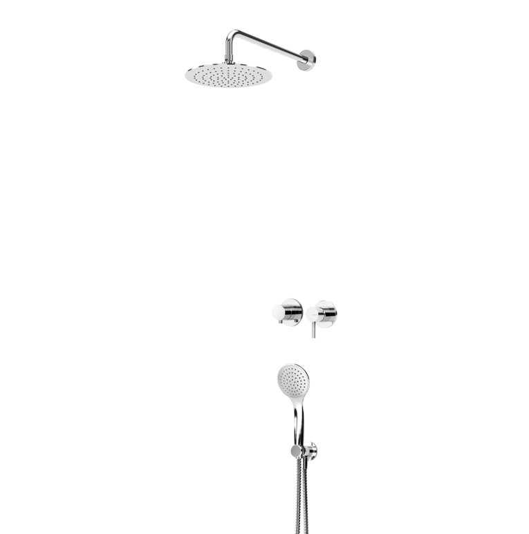 KIT MONOMANDO DUCHA EMPOTRADO LUSITANO BRUMA